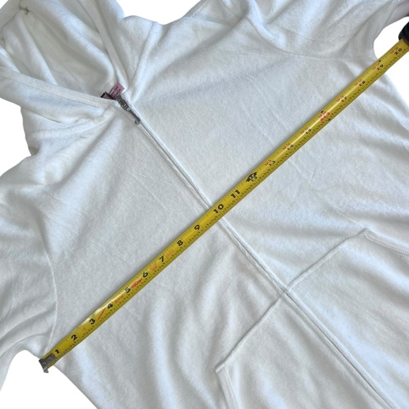 JUICY COUTURE VINTAGE Y2K WHITE TERRY TRACK SUIT SET - Picture 6 of 15